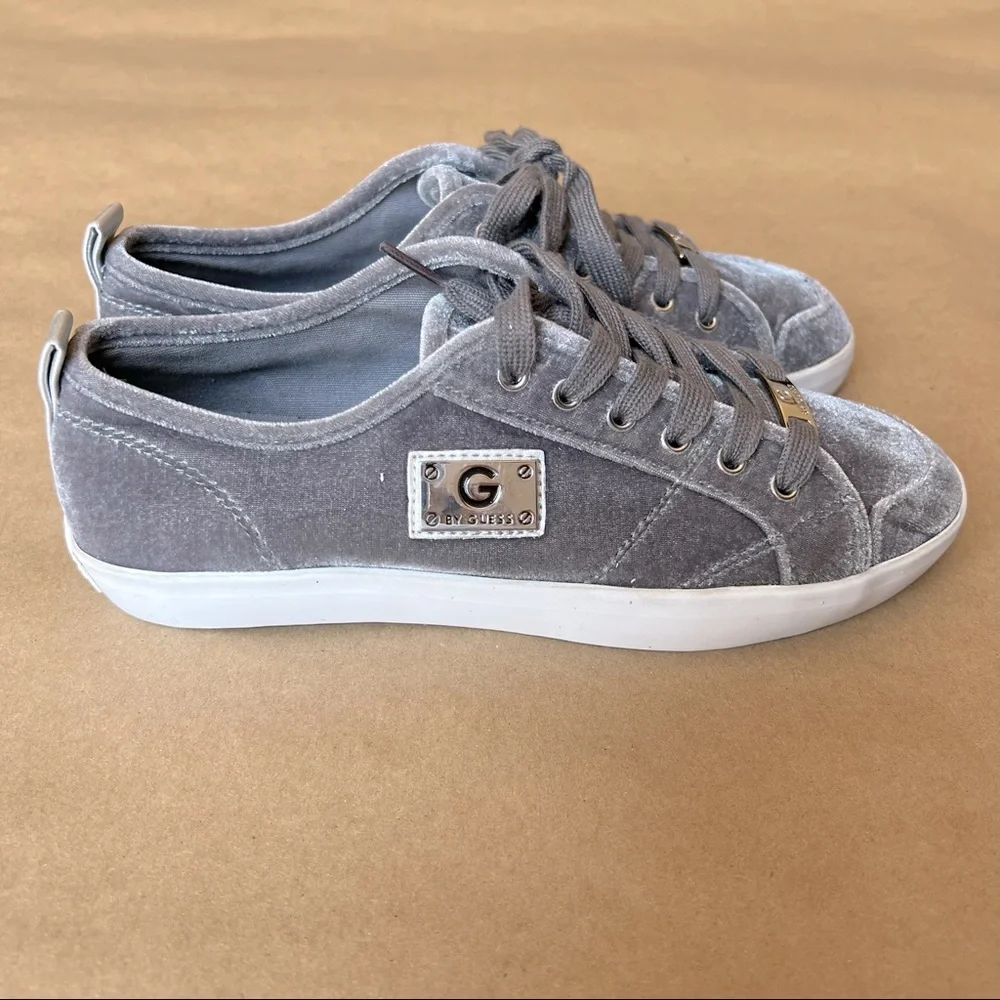 Guess Mallory Velvet Sneakers Size 7.5